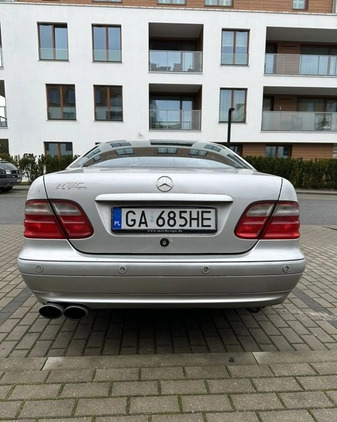 Mercedes-Benz CLK cena 9700 przebieg: 253669, rok produkcji 2001 z Gdynia małe 631
